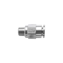 Metal Pu Fitting Straight 8mm X 1/8' M